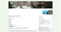 Desktop Screenshot of flyfishingfortroutsecrets.com