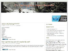 Tablet Screenshot of flyfishingfortroutsecrets.com